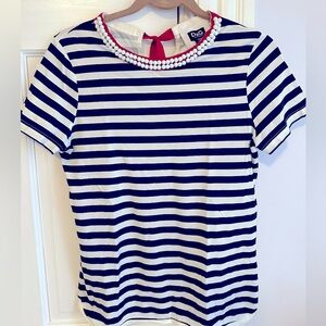 D&G Striped Navy and White T-Shirt